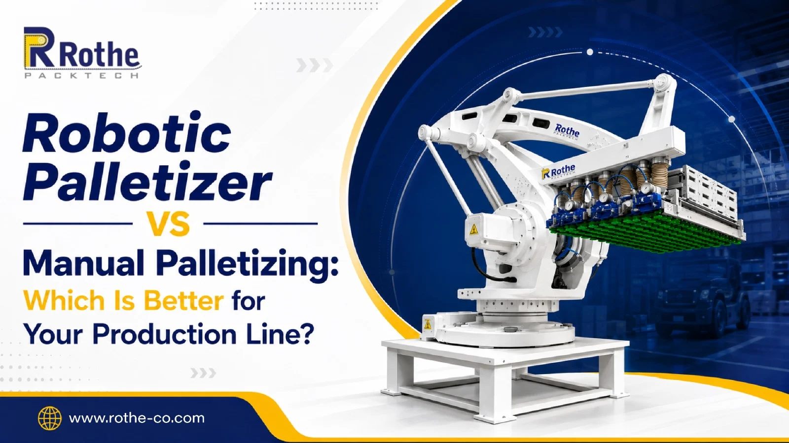Robotic palletizer